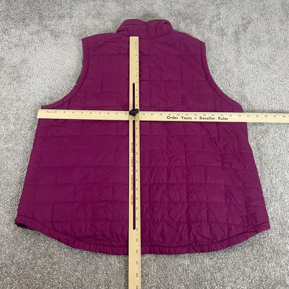 Carhartt Reversible Vest Womens XXL Quilted Plaid Full Zip Magenta 2XL - Picture 8 of 11